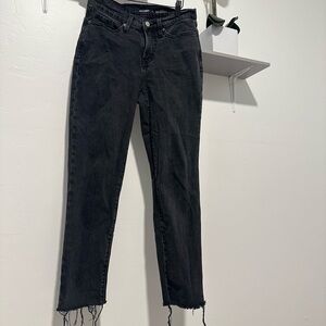 Old navy og straight Black Distressed Women's Jeans size 4